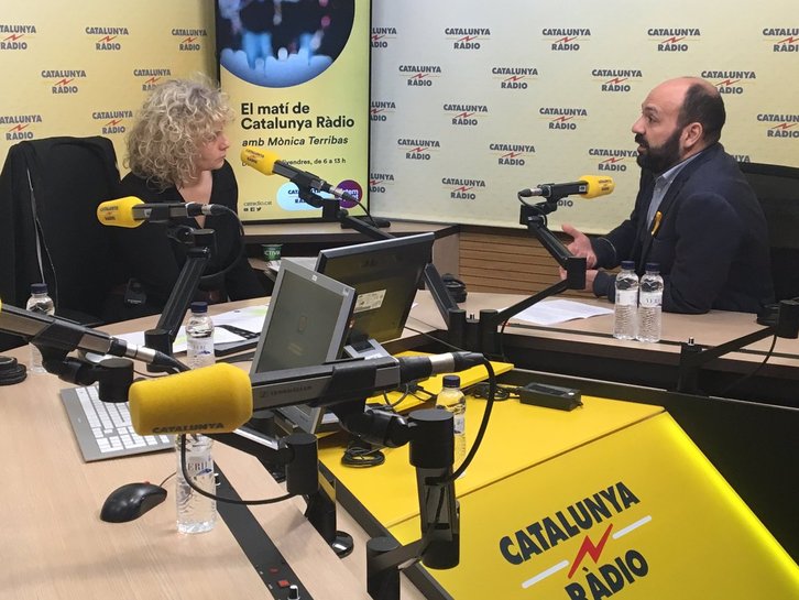 El vicepresidente de Òmnium Cultural, Marcel Mauri, ha ofrecido una entrevista en Catalunya Ràdio. (@omnium)