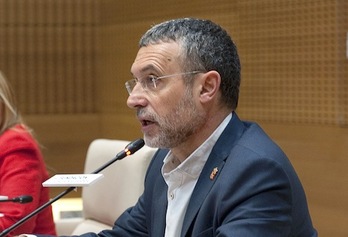 El vicepresidente del Ejecutivo navarro, Miguel Laparra. (GOBIERNO DE NAFARROA)