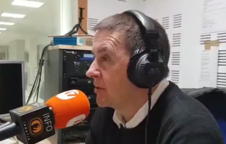 Arnaldo Otegi, entrevistado en Info 7.