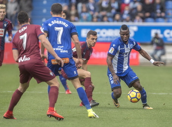El Eibar se ha mostrado superior durante todo el partido. (Juanan RUIZ/ARGAZKI PRESS)