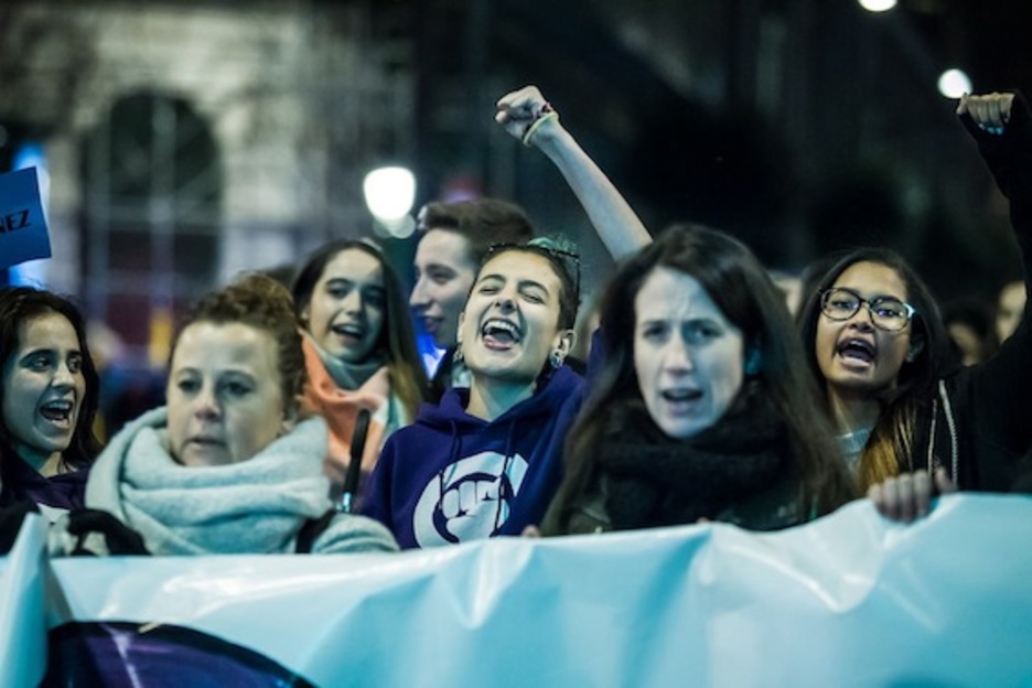 Aldarri bizian, Bilbon. (Aritz LOIOLA/ARGAZKI PRESS)