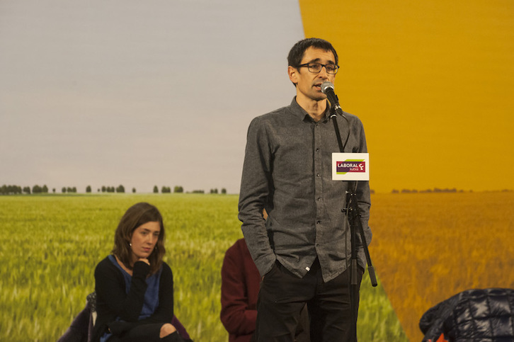 Donibane Lohizuneko Jai Alai pilotalekuan jokatu da finalaurrekoa. (NAIZ.EUS)