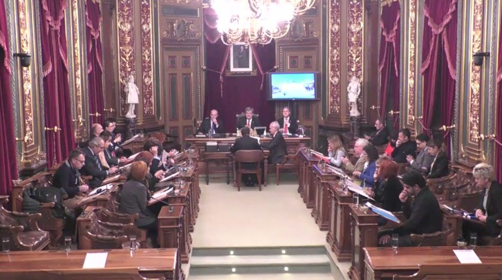 Pleno del Ayuntamiento de Bilbo.