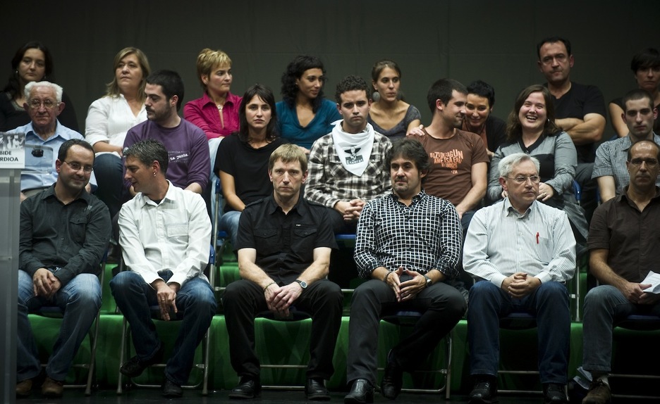 Aralarren erizpideak oso nabarmenak ziren 2010ko Gernikako Akordioan. Aieterunzko bidea abian zen; ezker abertzale eta ezkertiarren aliantza ere bai. (Luis JAUREGIALTZO / Argazki PRESS)