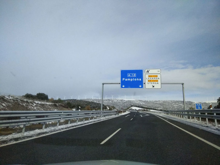 Sei errepide zati itxi behar izan dituzte Nafarroan. (Nafarroako Gobernua)