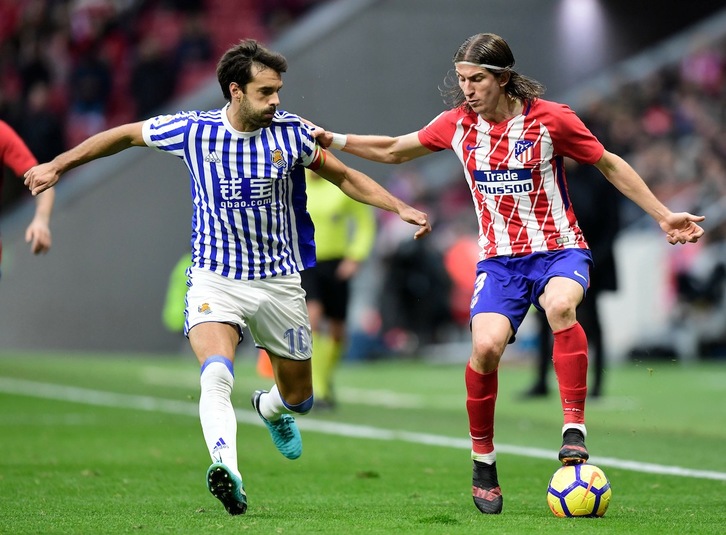 Filipe Luisek egin du berdinketaren gola. (AFP)