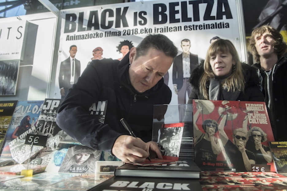 Fermin Muguruzak ere ez du hutsik egin. (Jon URBE/ARGAZKI PRESS) Fermin Muguruzak ere ez du hutsik egin. (Jon URBE/ARGAZKI PRESS)