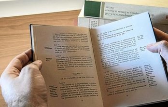 Imagen del Fuero Nuevo de Nafarroa. (Jagoba MANTEROLA/ARGAZKI PRESS)