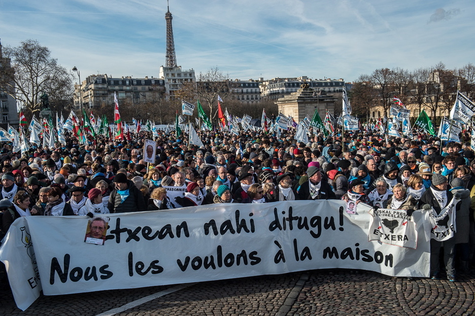 Amaierako ekitaldia. (Marisol RAMÍREZ / ARGAZKI PRESS)