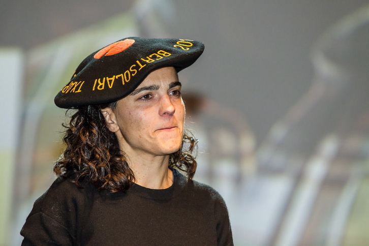 Maialen Lujanbio da egungo bertsolari txapelduna. (Aritz LOIOLA/ARGAZKI PRESS)