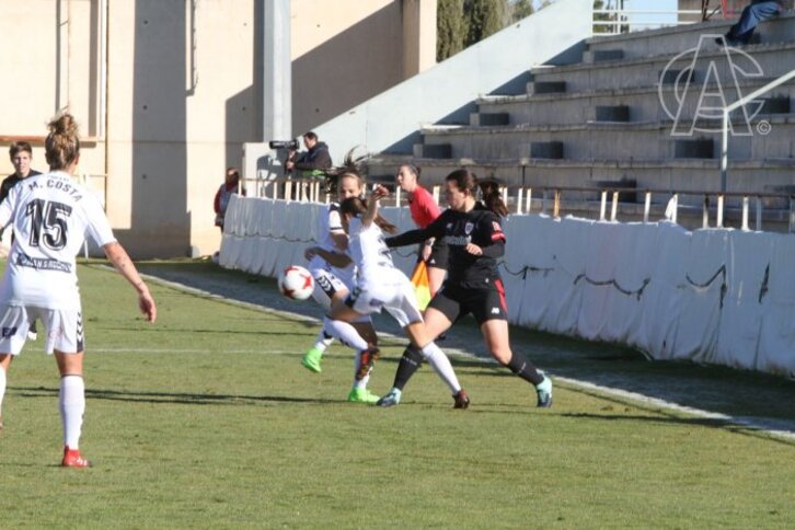 Victoria rojiblanca en Albacete. (ATHLETIC CLUB)