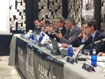 Asamblea ded Bilbao Basket. (@CDBILBAOBASKET)