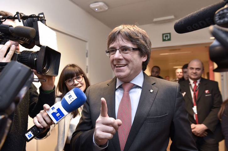 Carles Puigdemont, en una imagen de archivo. (John THYS/AFP)