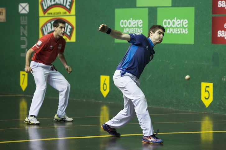 Goruntz doa Irribarria txapelketak aurrera egin ahala. (Monika DEL VALLE / ARGAZKI PRESS)