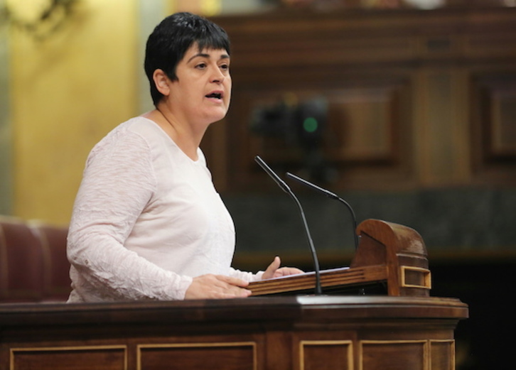 Marian Beitialarrangotia, en el Congreso español. (J. DANAE/ARGAZKI PRESS)