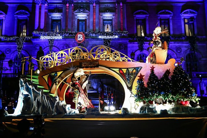 Presentación de la cabalgata de reyes. (Bilboko Udala)