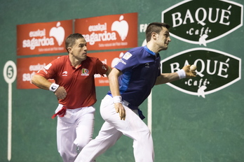 Olaizolak maisuki jokatu arren Elezkano irabazi dio puntua. (Juan Carlos RUIZ/ARGAZKI PRESS)