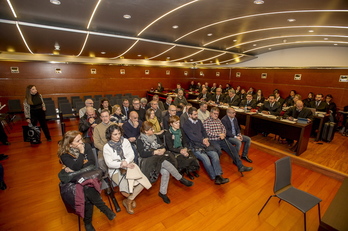 Los 26 acusados por el ‘caso De Miguel’ se han sentado en el banquillo. (Jaizki FONTANEDA / ARGAZKI PRESS)