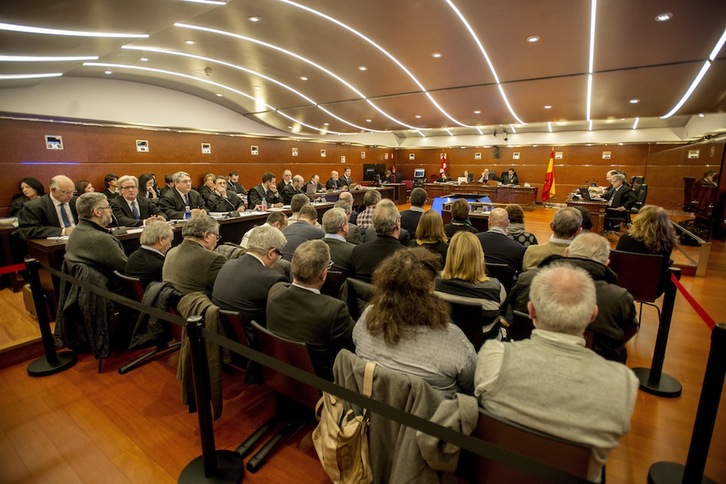 Imagen de una de las jornadas del juicio por el ‘caso De Miguel’. (Jaizki FONTANEDA / ARGAZKI PRESS)