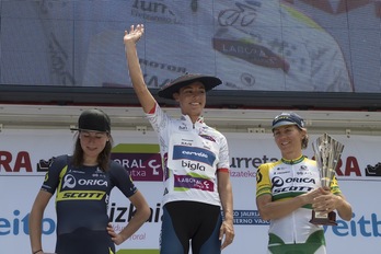 Ashleigh Moolman hegoafrikarra, iazko Birako garaile. (Jon URBE / ARGAZKI PRESS)