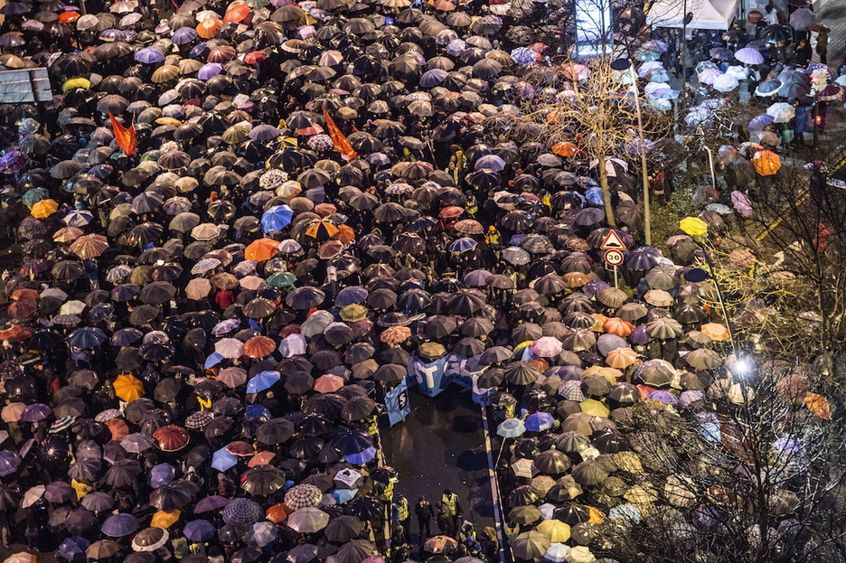 Aterkiak protagonista. (Marisol RAMIREZ | ARGAZKI PRESS) Aterkiak protagonista. (Marisol RAMIREZ | ARGAZKI PRESS)