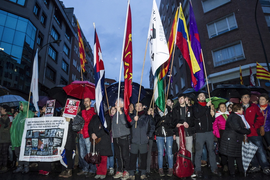 Bloke internazionalista. (Aritz LOIOLA | ARGAZKI PRESS) Bloke internazionalista. (Aritz LOIOLA | ARGAZKI PRESS)