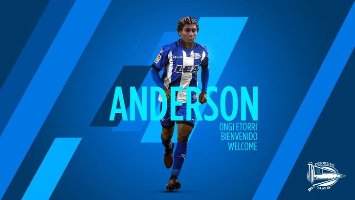 Anderson Emanuel, nuevo fichaje del Alavés. (@Alaves)