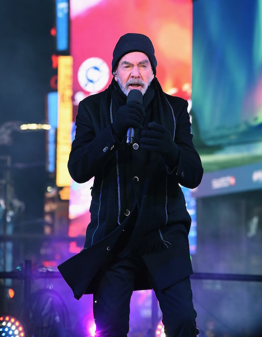 Neil Diamond, el pasado 31 de diciembre en Nueva York. (Dimitrios Kambouris / AFP)