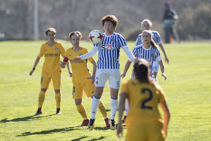 Meritu handiko puntua, Realak Atleticoren aurka eskuratu duena. (Gorka RUBIO/ARGAZKI PRESS)