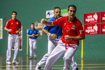 Gogotsu aritu bada ere, ezin izan du ezer egin Oinatz Bengoetxeak. (Jaizki FONTANEDA/ARGAZKI PRESS)