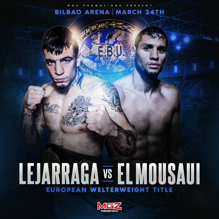 Cartel anunciando la pelea difundido en las redes sociales por la promotora MGZ.