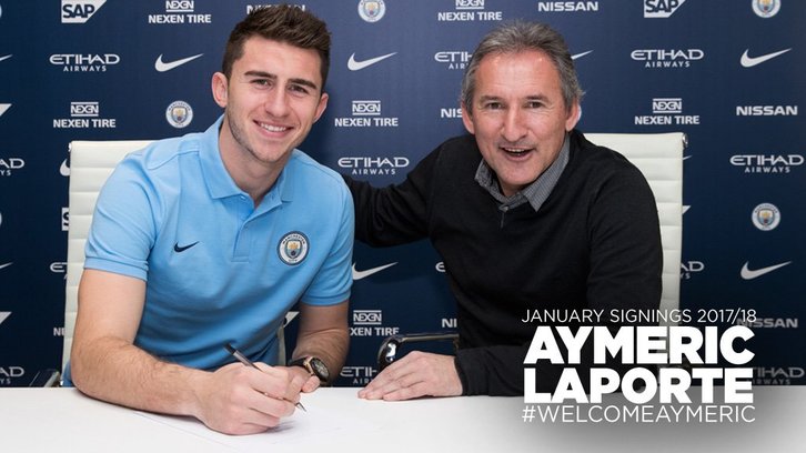 Laporte presentado por el City.