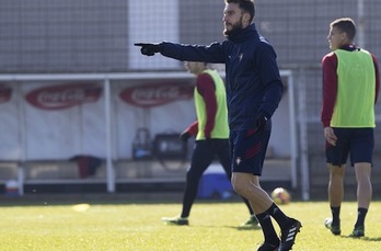 Torres se muestra tranquilo a pesar de haber perdido protagonismo en el equipo en las últimas jornadas. (OSASUNA)