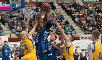 Gipuzkoa Basket no ha podido completar la remontada. (GIPUZKOA BASKET)