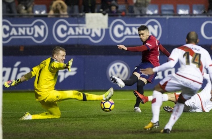 Los rojillos afrontan el partido ante el Almería después del trabajado empate ante el Rayo. (OSASUNA)
