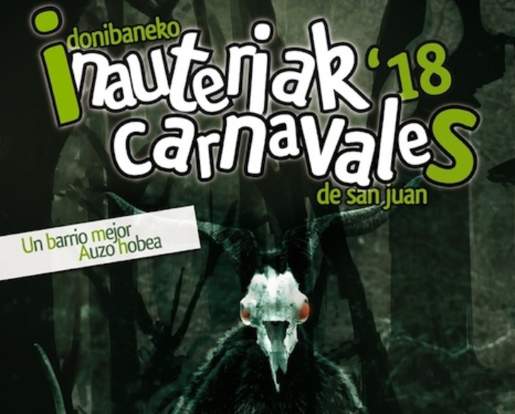 Cartel del carnaval de Donibane de este año.