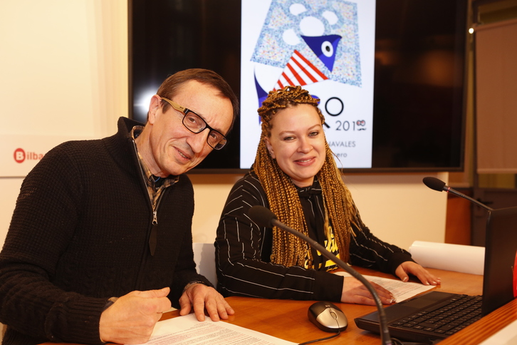 Mikel Martinez eta La Basu, 2018ko Farolin eta Zaranbolas.