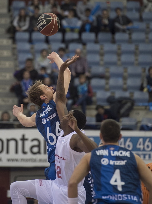 El tercer cuarto ha condenado al Gipuzkoa Basket. (ARGAZKI PRESS)