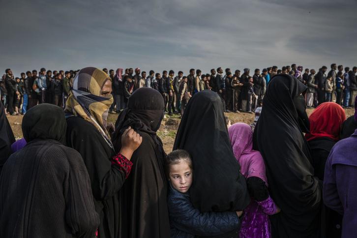 Imagen de la batalla por Mosul, candidata a fotografía del año. (Ivor PRICKETT)