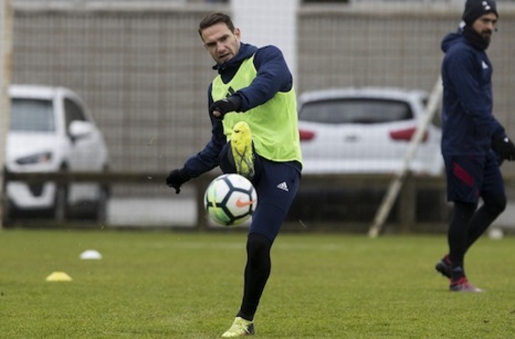 David Rodríguez ha señalado que «queremos nuestra mejor versión en casa y ganar con autoridad». (OSASUNA)