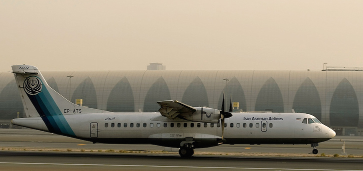 Modelo de avión que se ha estrellado en Irán. (Marwan NAAMANI/AFP)