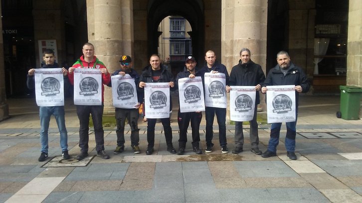 Comparecencia realizada para anunciar las protestas contra aficionados «fascistas» del Spartak.