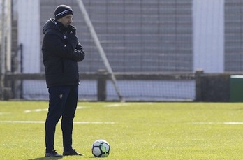Diego califica el encuentro ante el Sporting como uno de los partidos «más complicados» de la categoría. (OSASUNA)