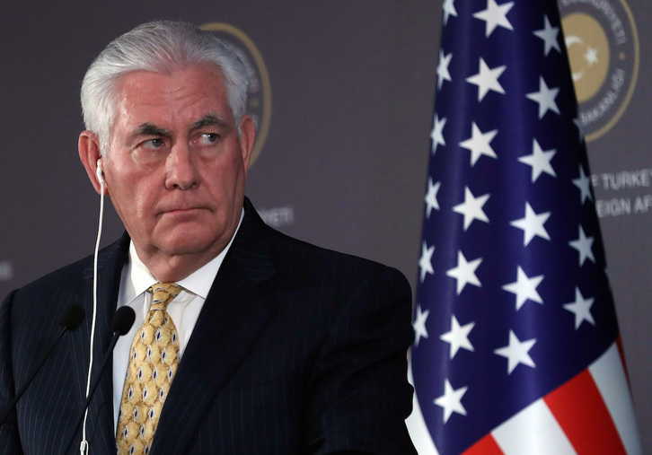 El secretario del Departamento de Estado de EEUU, Rex Tillerson. (Adem ALTAN / AFP)
