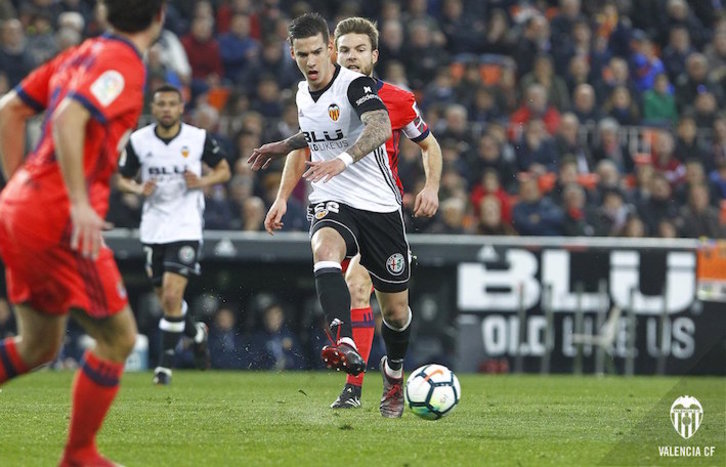 Aunque combativa, la suerte no ha estado con la Real. (@valenciacf)