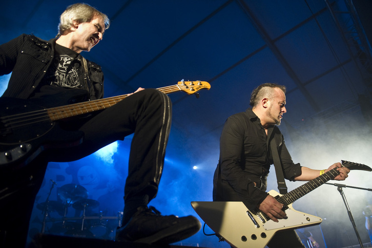 Koma, durante su último concierto, en 2012 en Hatortxu Rock. (Jagoba MANTEROLA / ARGAZKI PRESS)