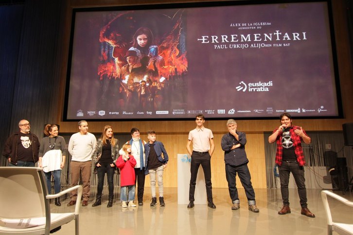 Presentación de la película ‘Errementari’. (@ErrementariFilm)