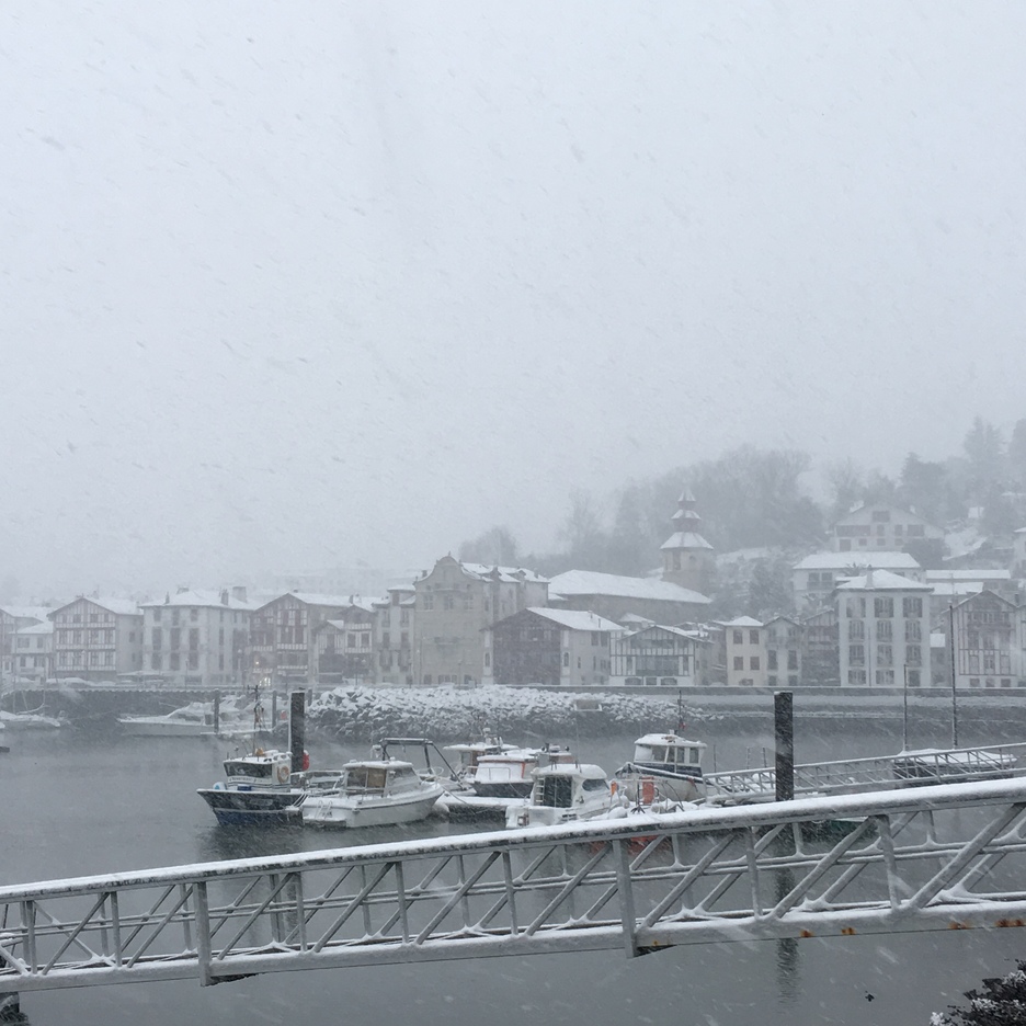 Le port de Ciboure ce 28 février. ©Goizeder Taberna