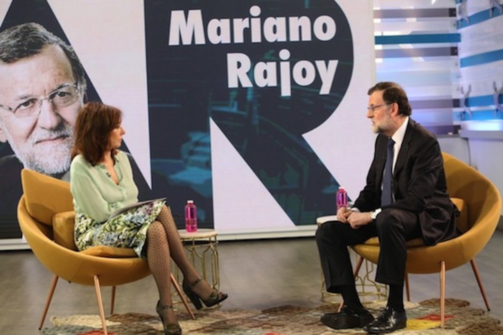 Mariano Rajoy, entrevistado por Ana Rosa Quintana. (@MarianoRajoy)
