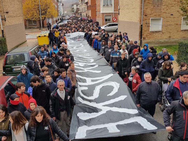 Una de las centenares de prostetas que se ha llevado a cabo. (@Altsasugurasoak)